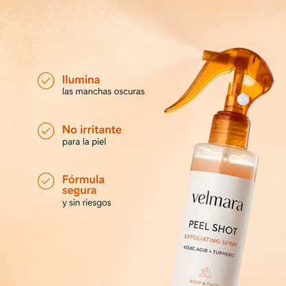 Velmara® | Spray exfoliante iluminador