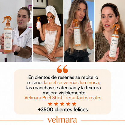Velmara® | Spray exfoliante iluminador